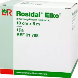 ROSIDAL Elko 10 cmx5 m lühike veniv side, 2 tk
