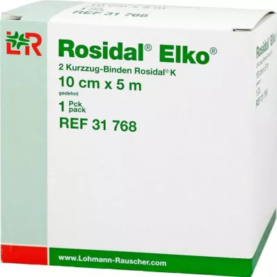 ROSIDAL Elko 10 cmx5 m lühike veniv side, 2 tk ROSIDAL Elko 10 cmx5 m lühike veniv side, 2 tk