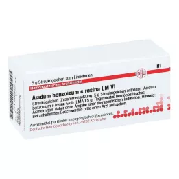 ACIDUM BENZOICUM e resina LM VI Gloobulid, 5 g