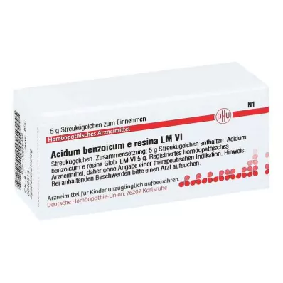 ACIDUM BENZOICUM e resina LM VI Gloobulid, 5 g ACIDUM BENZOICUM e resina LM VI Gloobulid, 5 g