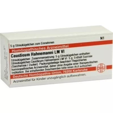 CAUSTICUM HAHNEMANNI LM VI Gloobulid, 5 g
