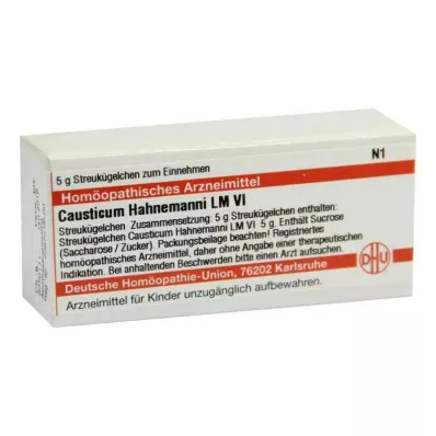 CAUSTICUM HAHNEMANNI LM VI Gloobulid, 5 g CAUSTICUM HAHNEMANNI LM VI Gloobulid, 5 g