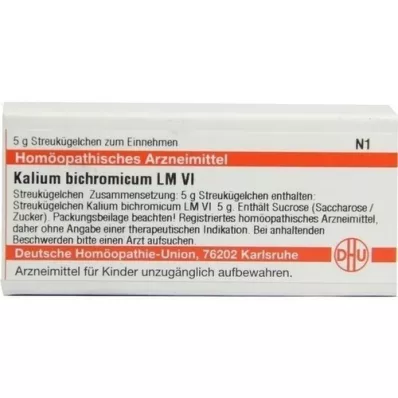 KALIUM BICHROMICUM LM VI Gloobulid, 5 g
