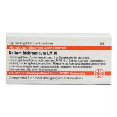 KALIUM BICHROMICUM LM VI Gloobulid, 5 g
