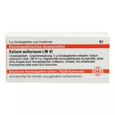KALIUM SULFURICUM LM VI Gloobulid, 5 g
