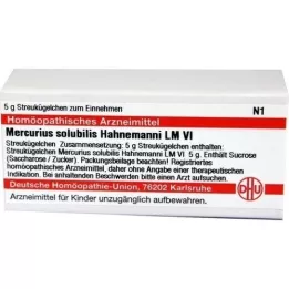 MERCURIUS SOLUBILIS Hahnemanni LM VI Gloobulid, 5 g