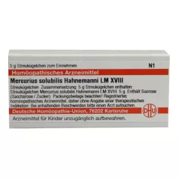 MERCURIUS SOLUBILIS Hahnemanni LM XVIII Gloobulid, 5 g