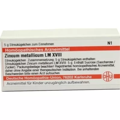 ZINCUM METALLICUM LM XVIII Gloobulid, 5 g