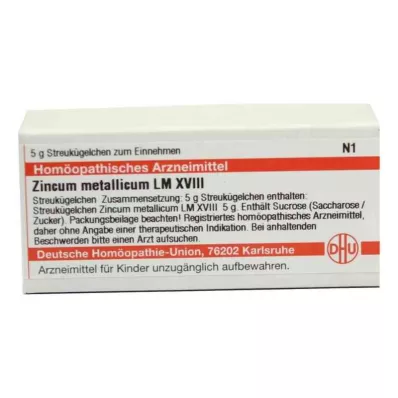 ZINCUM METALLICUM LM XVIII Gloobulid, 5 g