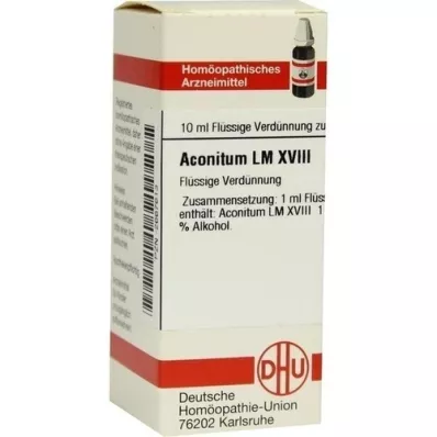 ACONITUM LM XVIII Lahjendus, 10 ml
