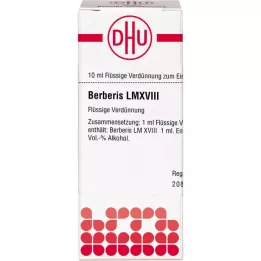 BERBERIS LM XVIII Lahjendus, 10 ml