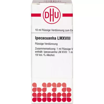 IPECACUANHA LM XVIII Lahjendus, 10 ml