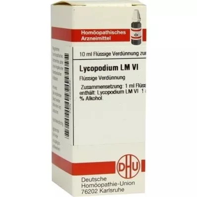 LYCOPODIUM LM VI Lahjendus, 10 ml