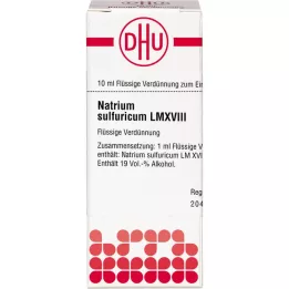 NATRIUM SULFURICUM LM XVIII Lahjendus, 10 ml