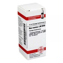 NUX VOMICA LM XVIII Lahjendus, 10 ml