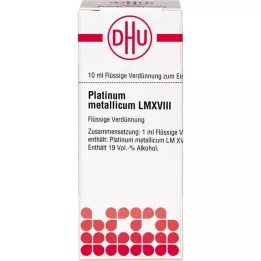 PLATINUM METALLICUM LM XVIII Lahjendus, 10 ml