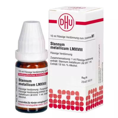 STANNUM METALLICUM LM XVIII Lahjendus, 10 ml