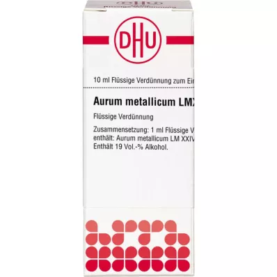 AURUM METALLICUM LM XXIV Lahjendus, 10 ml