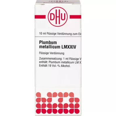 PLUMBUM METALLICUM LM XXIV Lahjendus, 10 ml