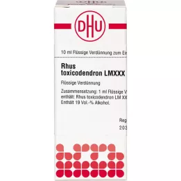 RHUS TOXICODENDRON LM XXX Lahjendus, 10 ml