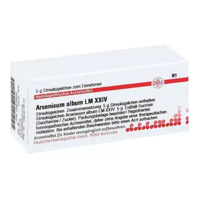 ARSENICUM ALBUM LM XXIV Gloobulid, 5 g ARSENICUM ALBUM LM XXIV Gloobulid, 5 g