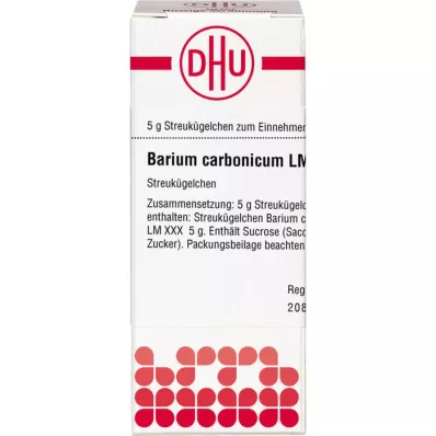 BARIUM CARBONICUM LM XXX Gloobulid, 5 g