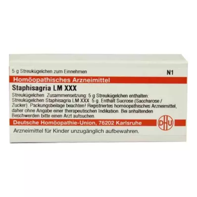 STAPHISAGRIA LM XXX Gloobulid, 5 g STAPHISAGRIA LM XXX Gloobulid, 5 g