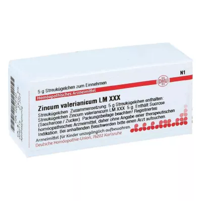ZINCUM VALERIANICUM LM XXX Gloobulid, 5 g
