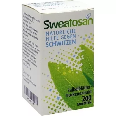 SWEATOSAN kaetud tabletid, 200 tk