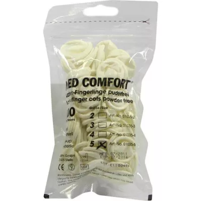 FINGERLING Lateks OP Suurus 5, 100 tk