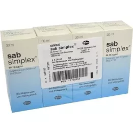 SAB simplex suukaudne suspensioon, 4X30 ml