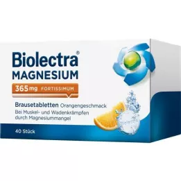 BIOLECTRA Magneesium 365 mg fortissimum Orange, 40 tk