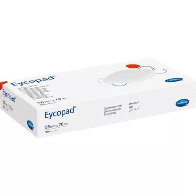 EYCOPAD silmakompressid 56x70 mm mittesteriilsed, 50 tk