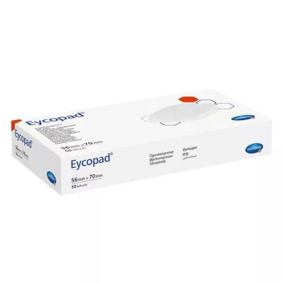 EYCOPAD silmakompressid 56x70 mm mittesteriilsed, 50 tk