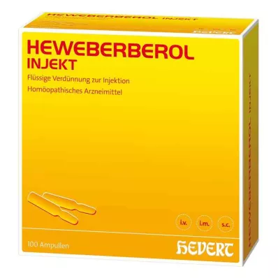 HEWEBERBEROL süstlaampullid, 100 tk