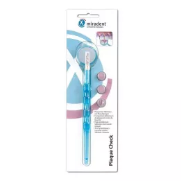 MIRADENT Plaquetest Mira2+peegel sinine läbipaistev, 1 tk