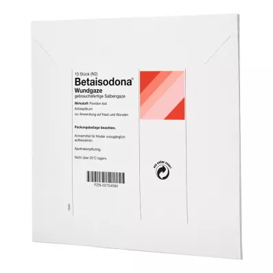 BETAISODONA Haavasidemed 10x10 cm, 10 tk