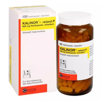 KALINOR retard P 600 mg kõvakapslid, 100 tk KALINOR retard P 600 mg kõvakapslid, 100 tk