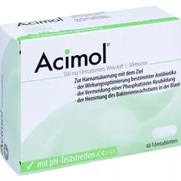 ACIMOL koos pH-testiribadega kilekattega tablettidega, 48 tk