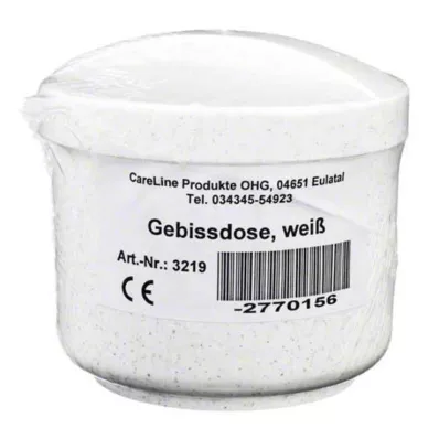 GEBISSDOSE koos sisendi ja kaanega valge, 1 tk GEBISSDOSE koos sisendi ja kaanega valge, 1 tk