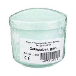 GEBISSDOSE koos sisendi ja kaanega roheline, 1 tk