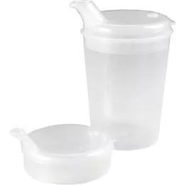 EINNEHMEBECHER ilma käepidemeta kaanega 4mm piimjas, 1 tk