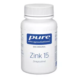 PURE ENCAPSULATIONS Zinc 15 Zinc Picolinate Capsules, 180 kapslit