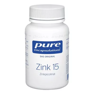 PURE ENCAPSULATIONS Zinc 15 Zinc Picolinate Capsules, 180 kapslit