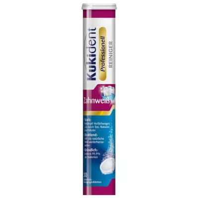 KUKIDENT Cleaner Teeth Whitening Tabs, 30 tk