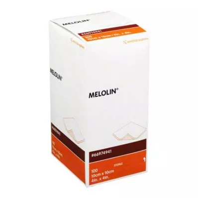 MELOLIN 10x10 cm haavasidemed steriilsed, 100 tk