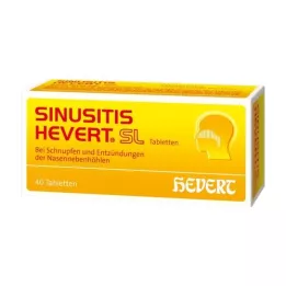 SINUSITIS HEVERT SL tabletid, 40 tk