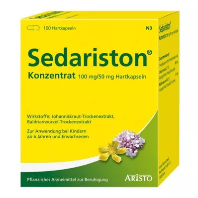 SEDARISTON Kontsentraat kõvakapslid, 100 tk