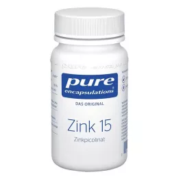 PURE ENCAPSULATIONS Zinc 15 Zinc Picolinate Capsules, 60 kapslit