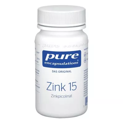 PURE ENCAPSULATIONS Zinc 15 Zinc Picolinate Capsules, 60 kapslit